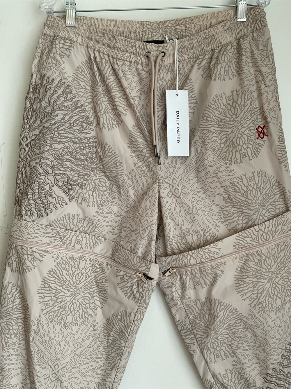 DAILY PAPER PAYDEN FULLY LINED CONVERTIBLE TRACK PANTS JOGGERS TO SHORTS M 32x33